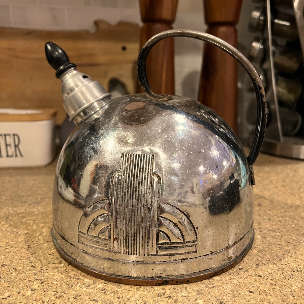 Vintage tea kettle